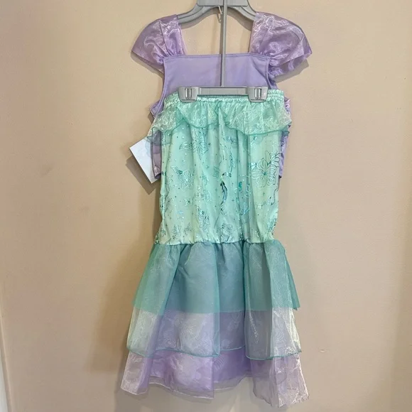 ❤️Disney Parks Disneyland Little Mermaid Princess Ariel Costume Lavender Aqua - Picture 4 of 7